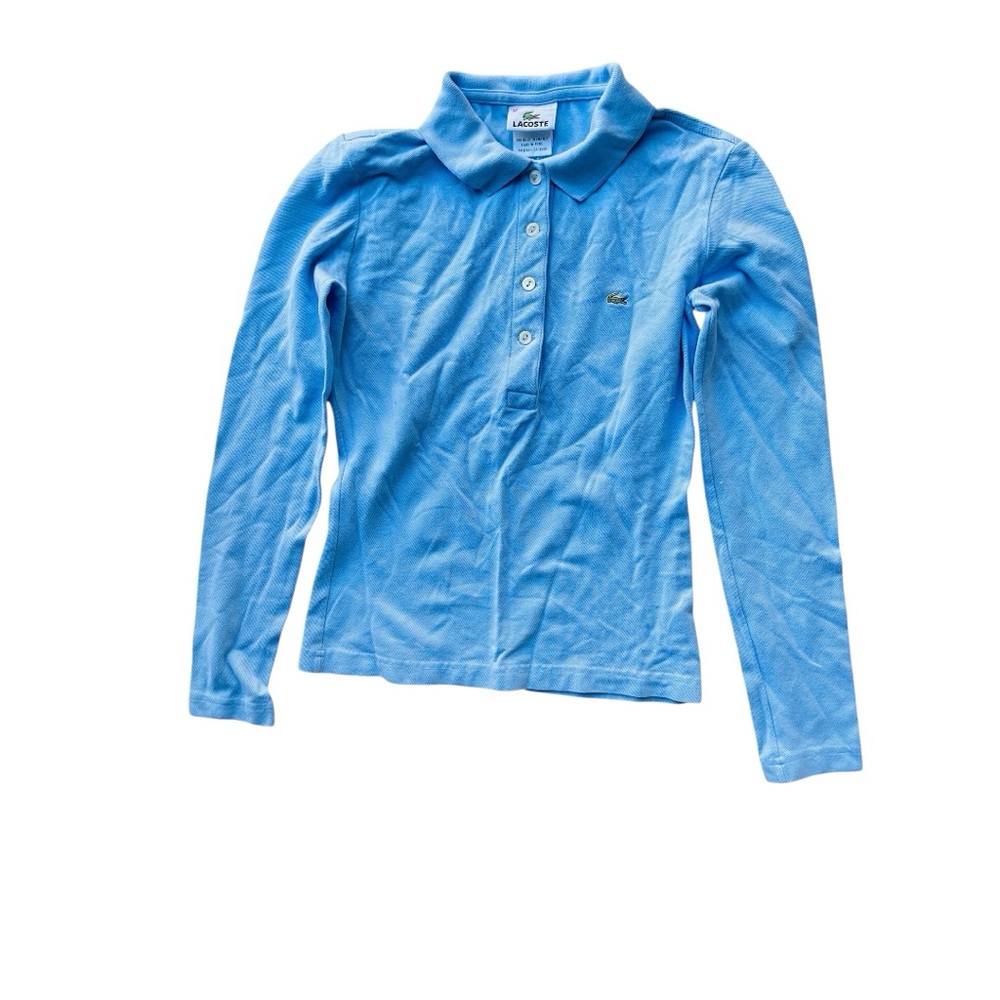 Lacoste Women’s Blue Long Sleeve Shirt.Size 36